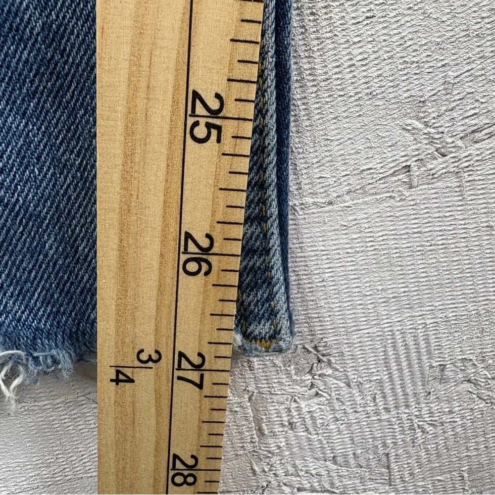 BDG Urban Outfitters Pax Two-Tone Blue Denim Jeans High Rise 90s Sz 29 - Picture 8 of 12
